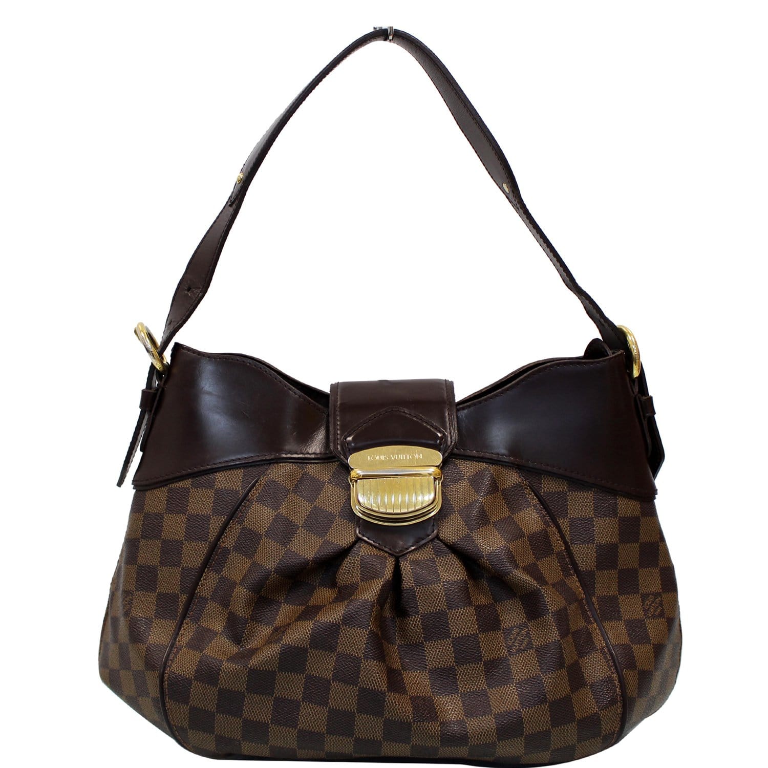 LOUIS VUITTON Sistina GM Damier Ebene Shoulder Bag Brown - 20% OFF