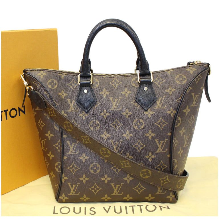 LOUIS VUITTON Tournelle MM Monogram Canvas Shoulder Bag Black