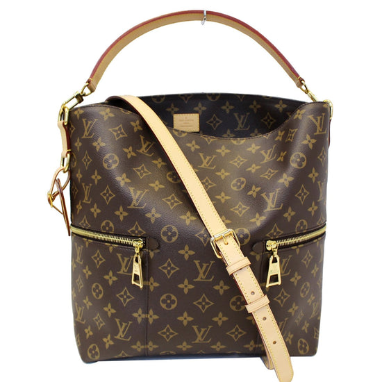 Louis Vuitton Melie Monogram Brown in Coated Canvas/Leather with