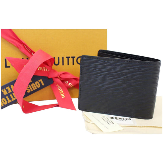 Louis Vuitton Slender Wallet Epi Leather Black 2145871