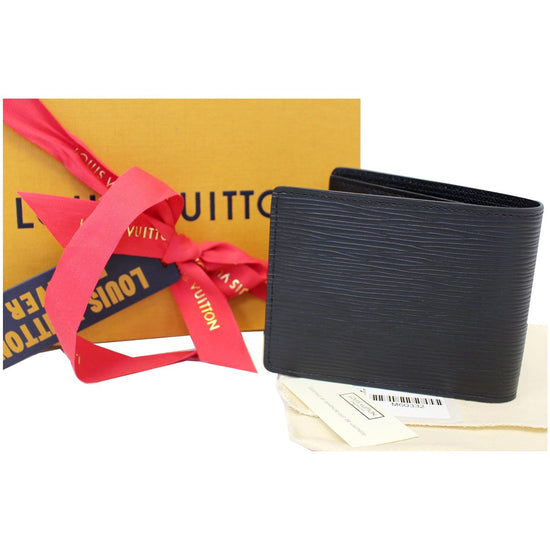 Louis Vuitton Slender Wallet Black EPI