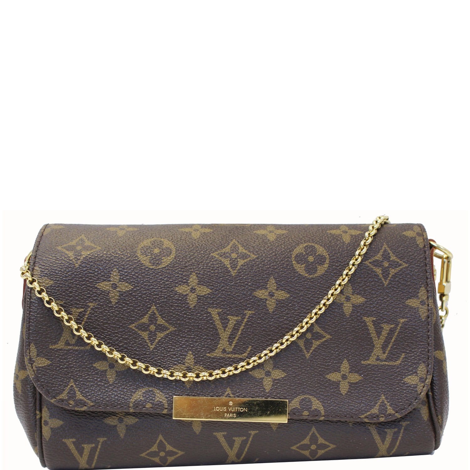 LOUIS VUITTON Favorite PM Monogram Canvas Crossbody Bag Brown-US