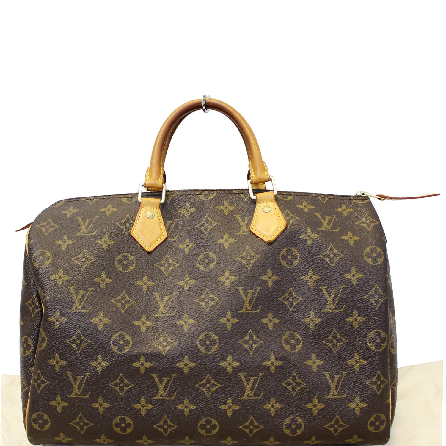 LOUIS VUITTON Speedy 35 Monogram Canvas Satchel Bag-US