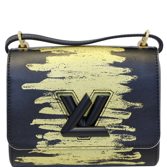 Twist leather crossbody bag Louis Vuitton Black in Leather - 37294886