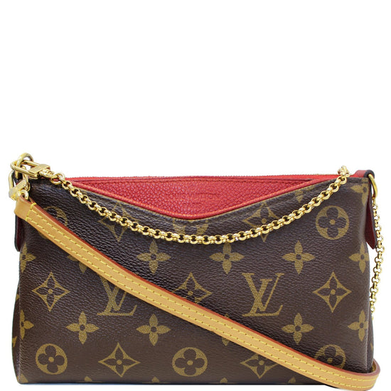 Louis Vuitton Monogram Pallas Clutch - Brown Crossbody Bags, Handbags -  LOU777193