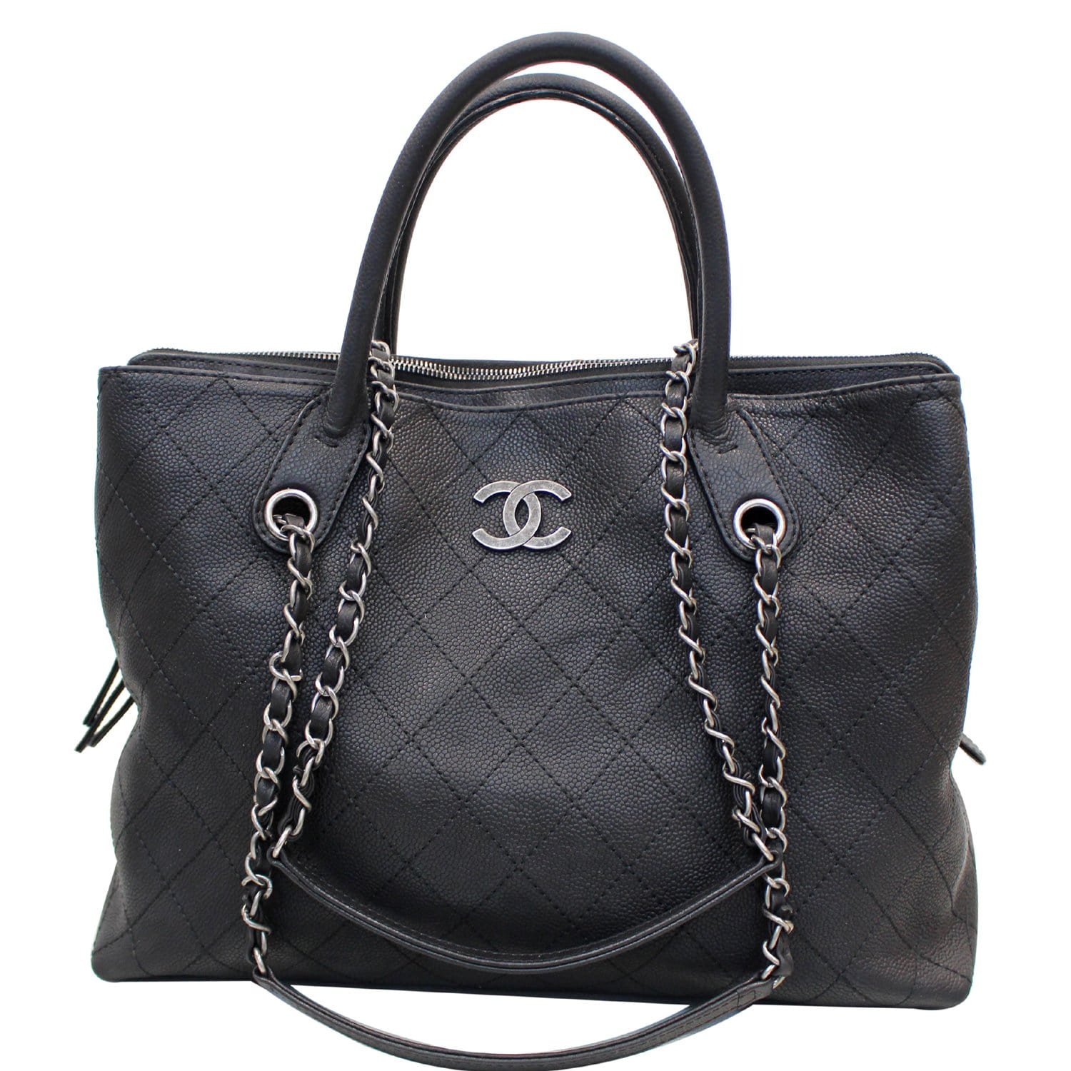 Chanel Shopping ( Ultra Rare ) Quilted Linen Gst Chain 213824