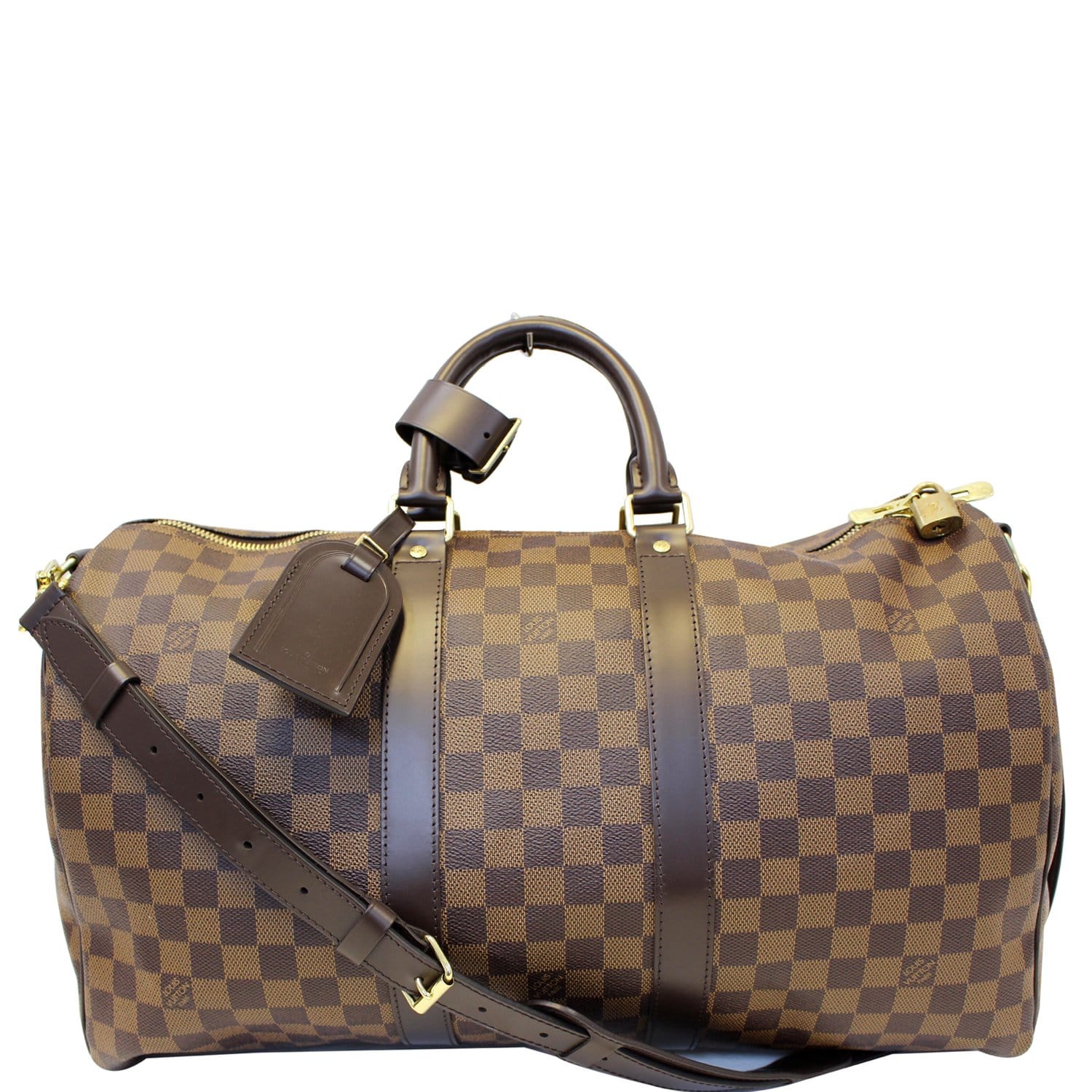 Louis Vuitton Keepall Bandouliere Monogram 45 Brown - US