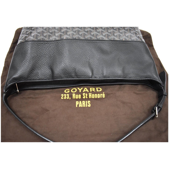 Goyard Grey Chevron Coated Canvas/Leather Grenadines Shoulder Bag