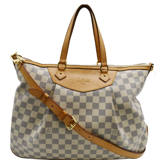 LOUIS VUITTON Damier Azur Siracusa MM 1262182