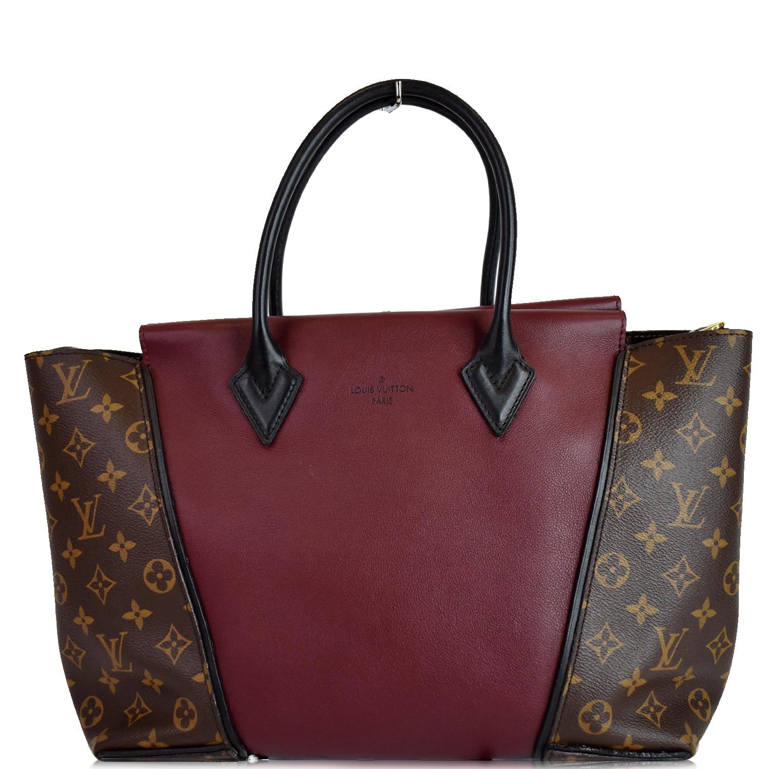 Limited Edition Louis Vuitton Burgundy Blocks Zipped Tote Bag ○ Labellov ○  Buy and Sell Authentic Luxury