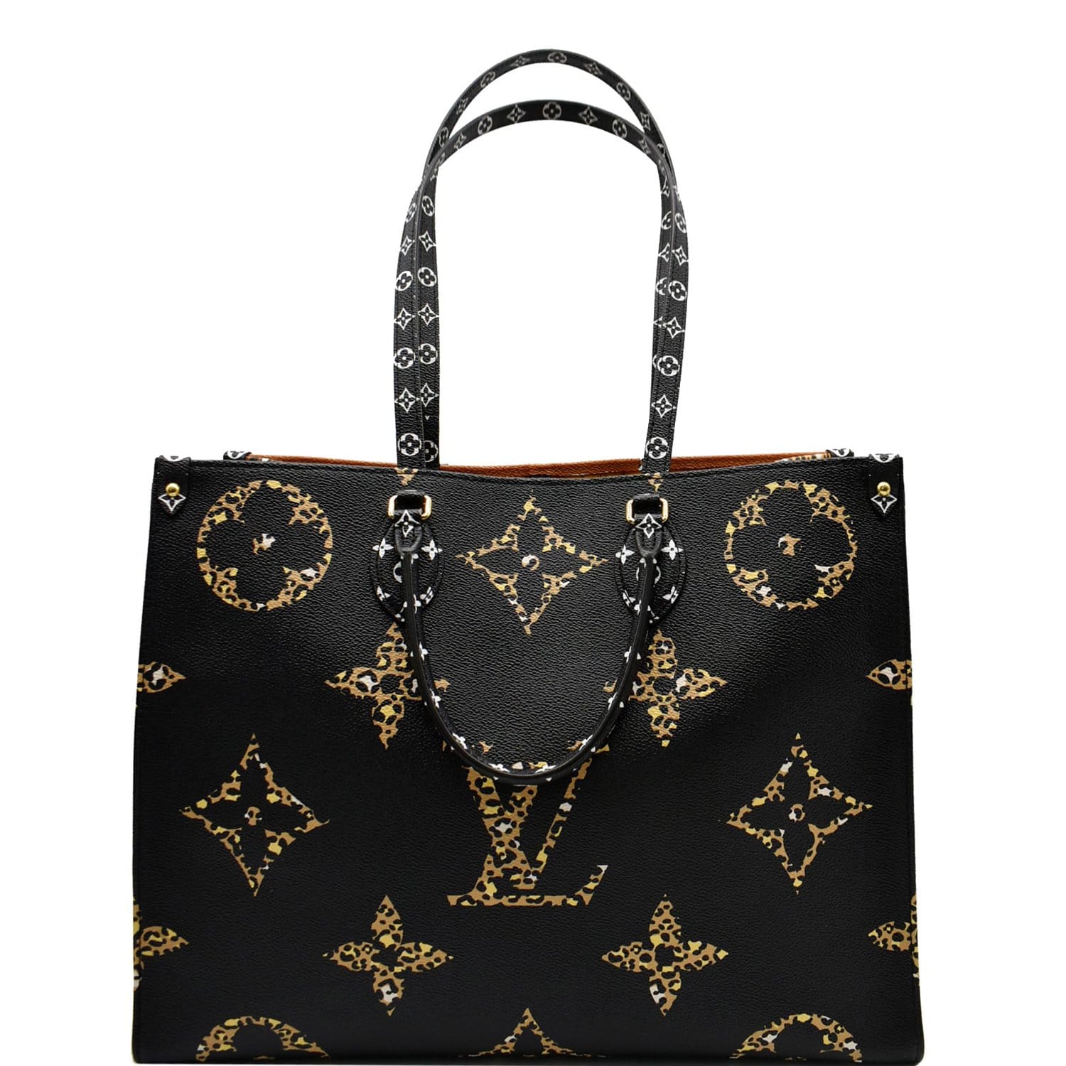 New in Box Louis Vuitton Black Logo On the Go GM Tote Bag at 1stDibs