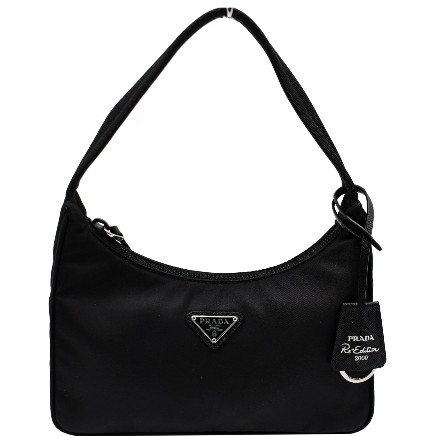 Prada - Re-Edition Tess Black Nylon Mini Shoulder Bag