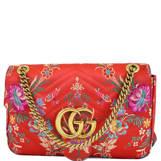Gucci Marmont Shoulder Bag Red Bags & Handbags for Women for sale