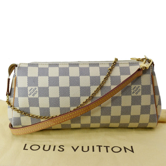 Louis Vuitton Damier Azur Eva Pochette w/ Strap - Neutrals Clutches,  Handbags - LOU785775