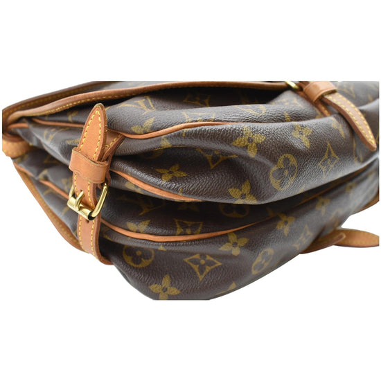 Louis Vuitton Vintage - Monogram Saumur 30 - Brown - Monogram Canvas and  Vachetta Leather Crossbody Bag - Luxury High Quality - Avvenice