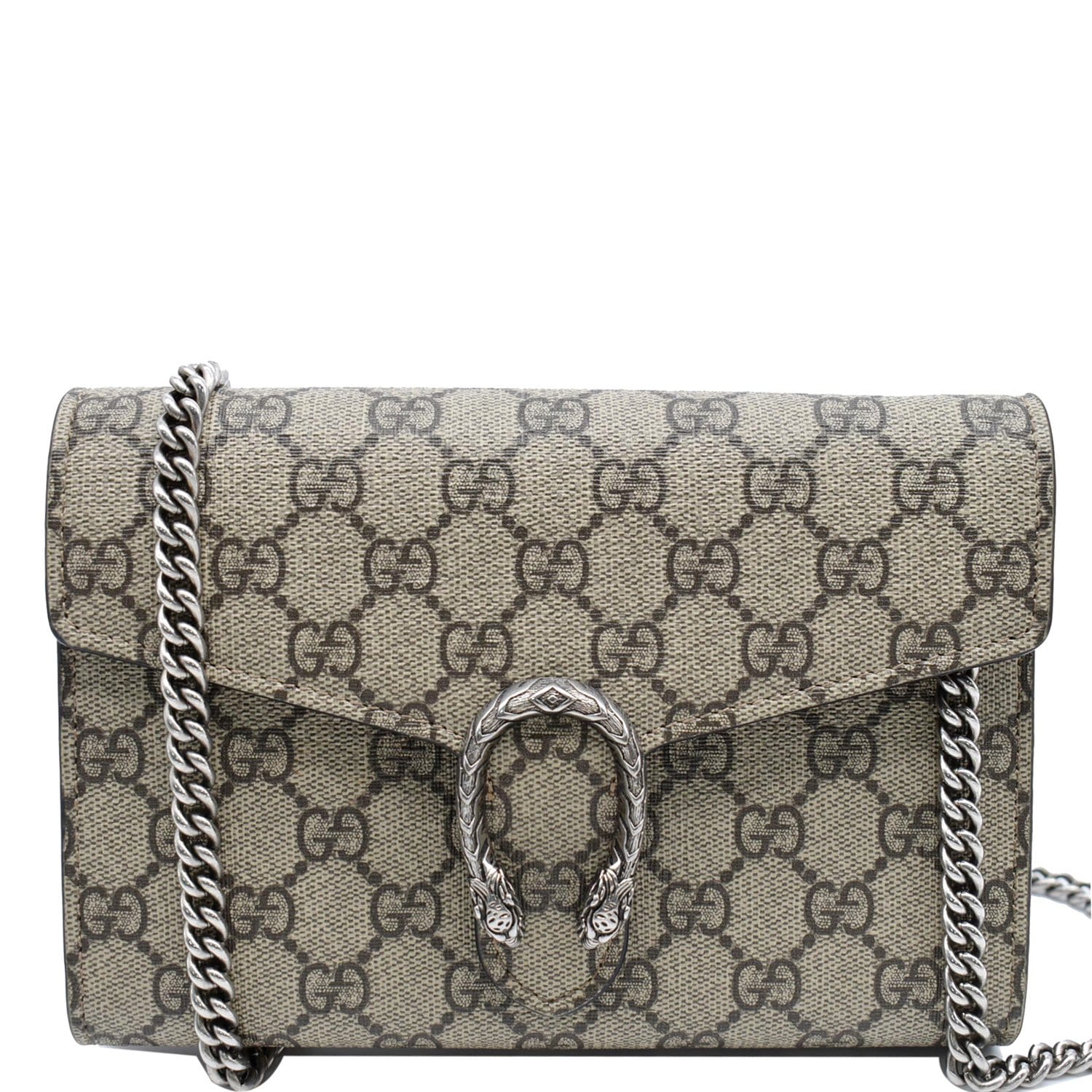 Gucci Dionysus GG Supreme Chain Wallet - Farfetch