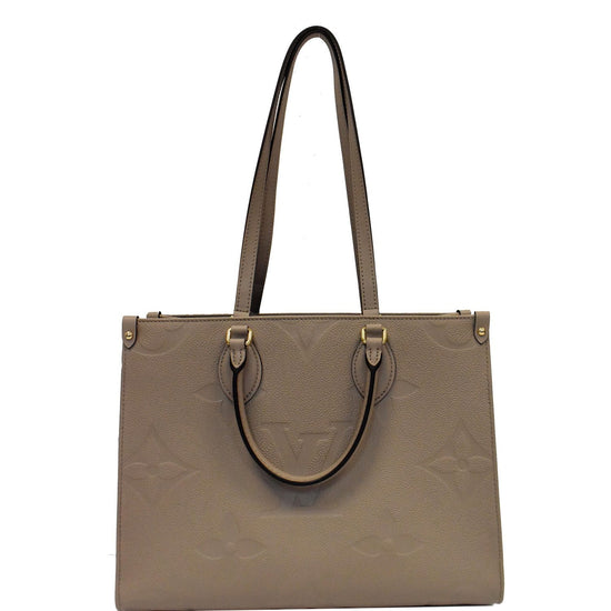 Louis Vuitton // Taupe OnTheGo MM Tote Bag – VSP Consignment