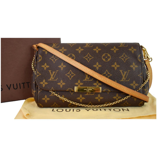 Favorite cloth crossbody bag Louis Vuitton Brown in Cloth - 24160518