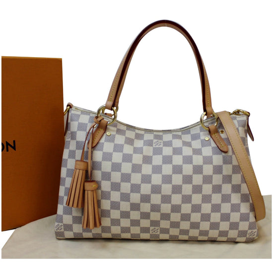 N40022 Louis Vuitton Damier Azur Lymington Zipped Tote