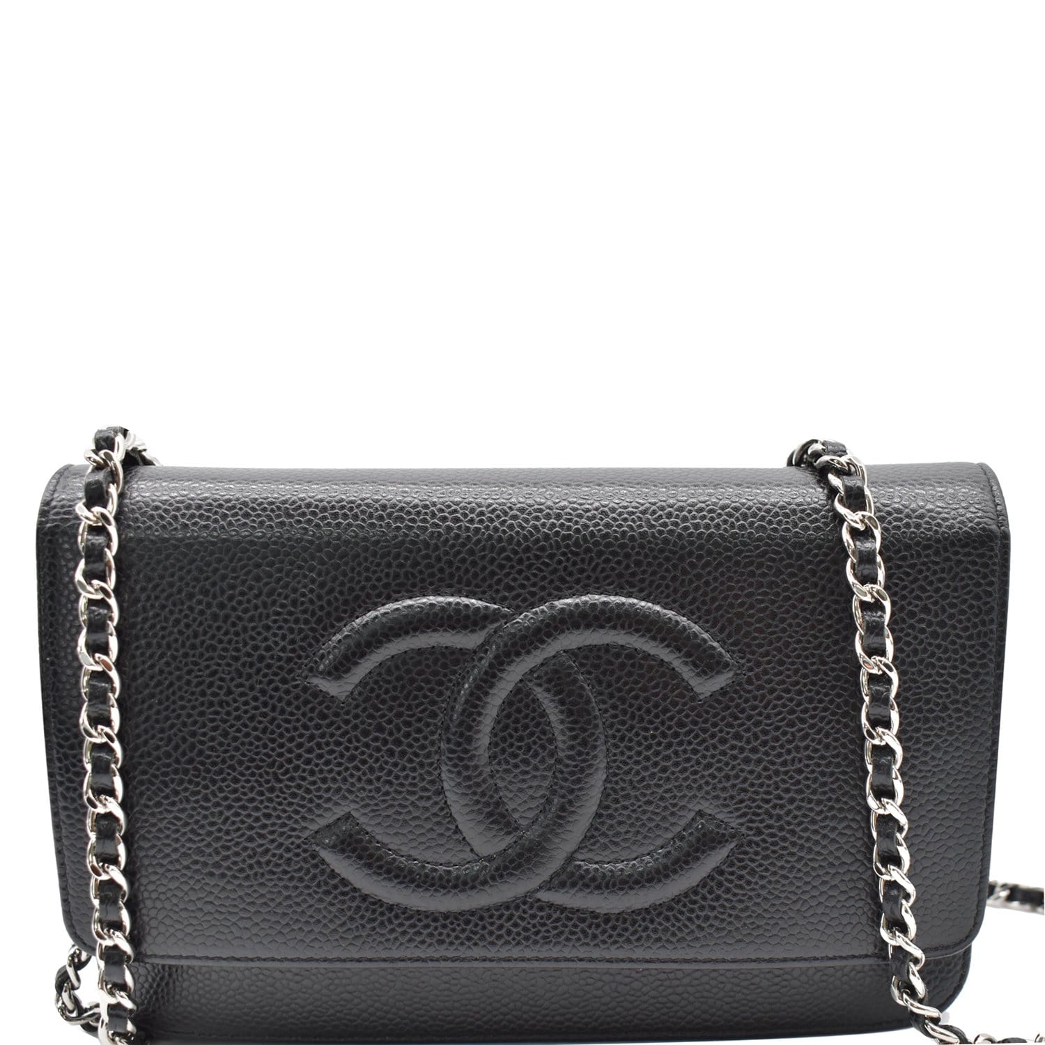 Chanel WOC Black Patent Leather - Designer WishBags