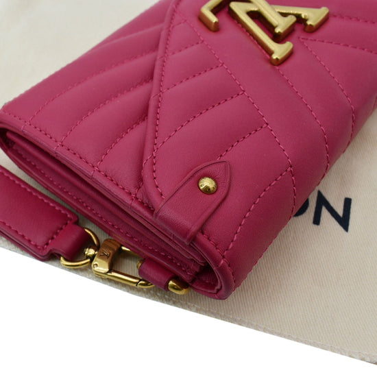 Louis Vuitton Fuchsia Leather New Wave Long Wallet at 1stDibs