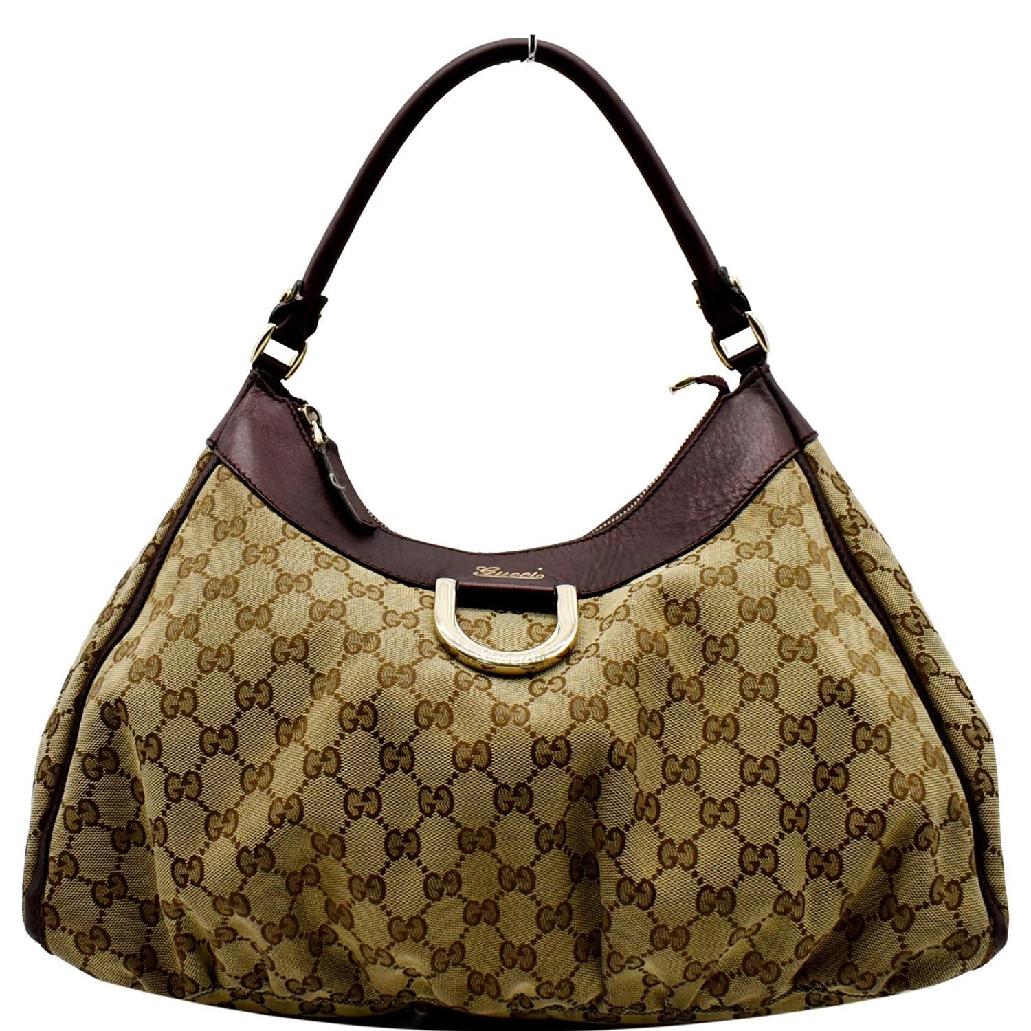 Gucci, Bags, Gucci Monogram D Ring Hobo Handbag