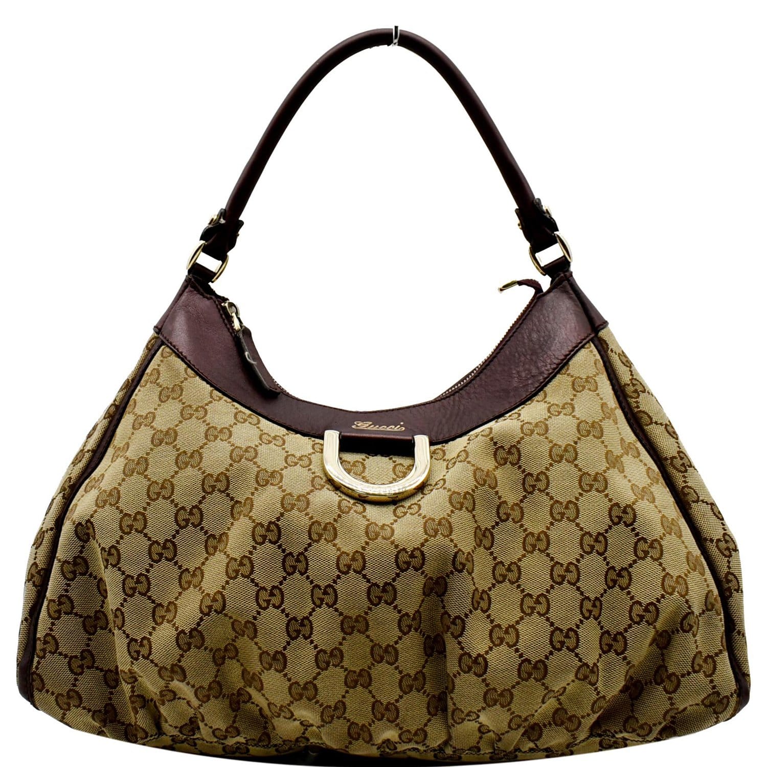 GUCCI HOBO HANDBAG AUTHENTIC MONOGRAM