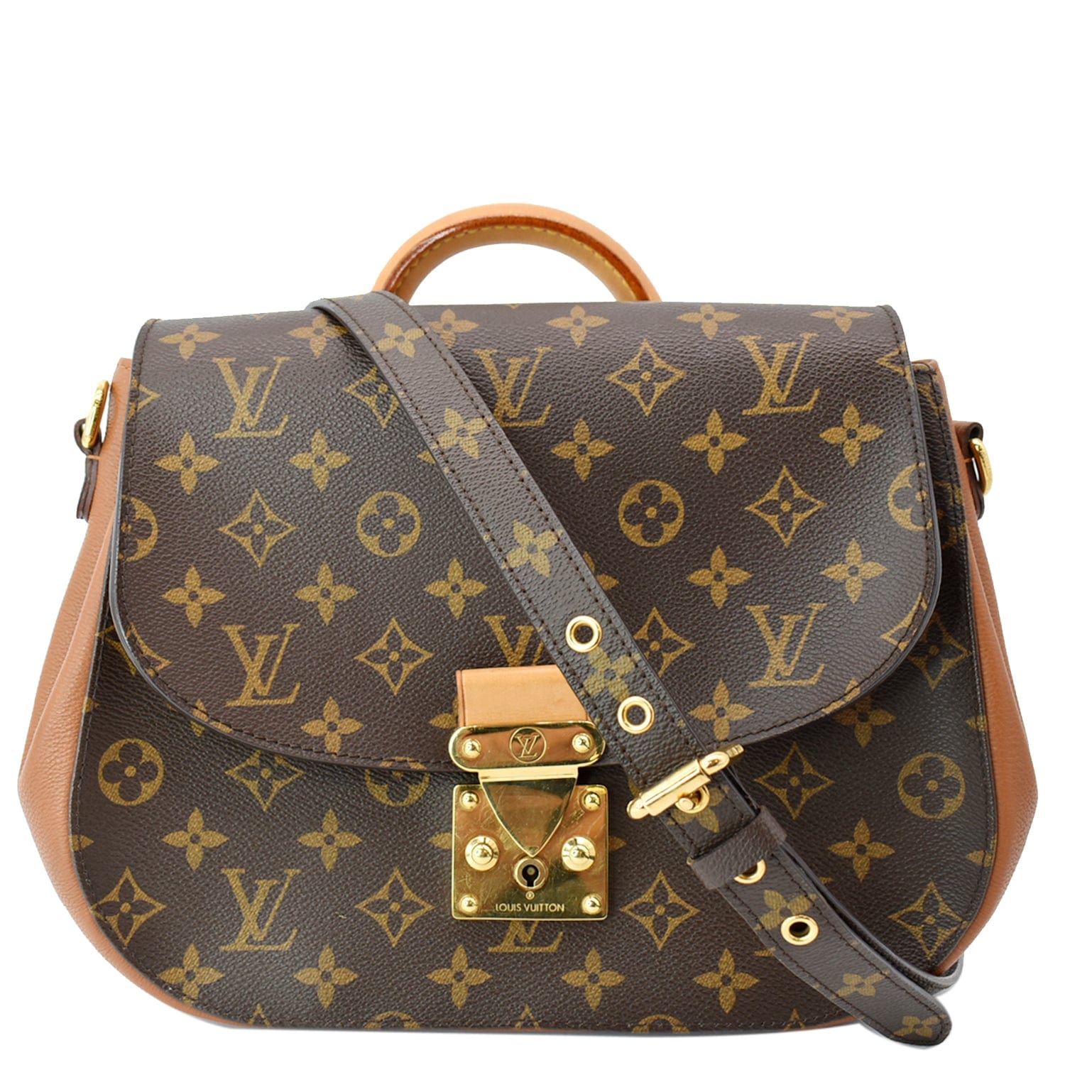 Louis Vuitton Eden Orient 2Way Tan Brown Red Monogram Canvas Shoulder Bag