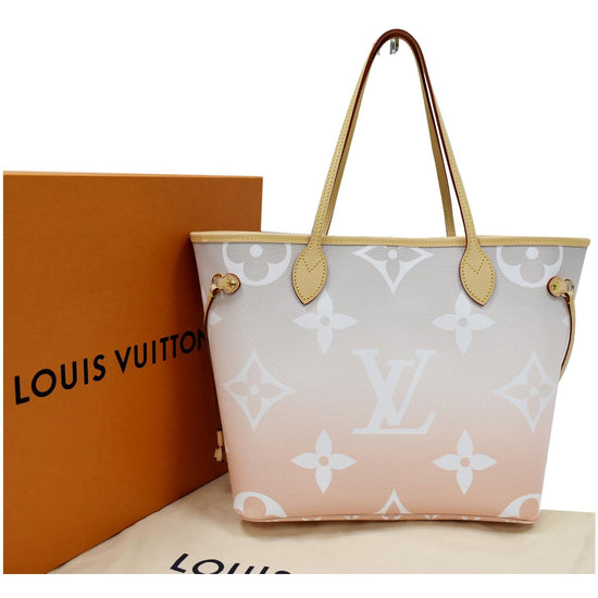 Louis Vuitton Neverfull By Pool Bleu MM Giant Monogram - A World Of Goods  For You, LLC