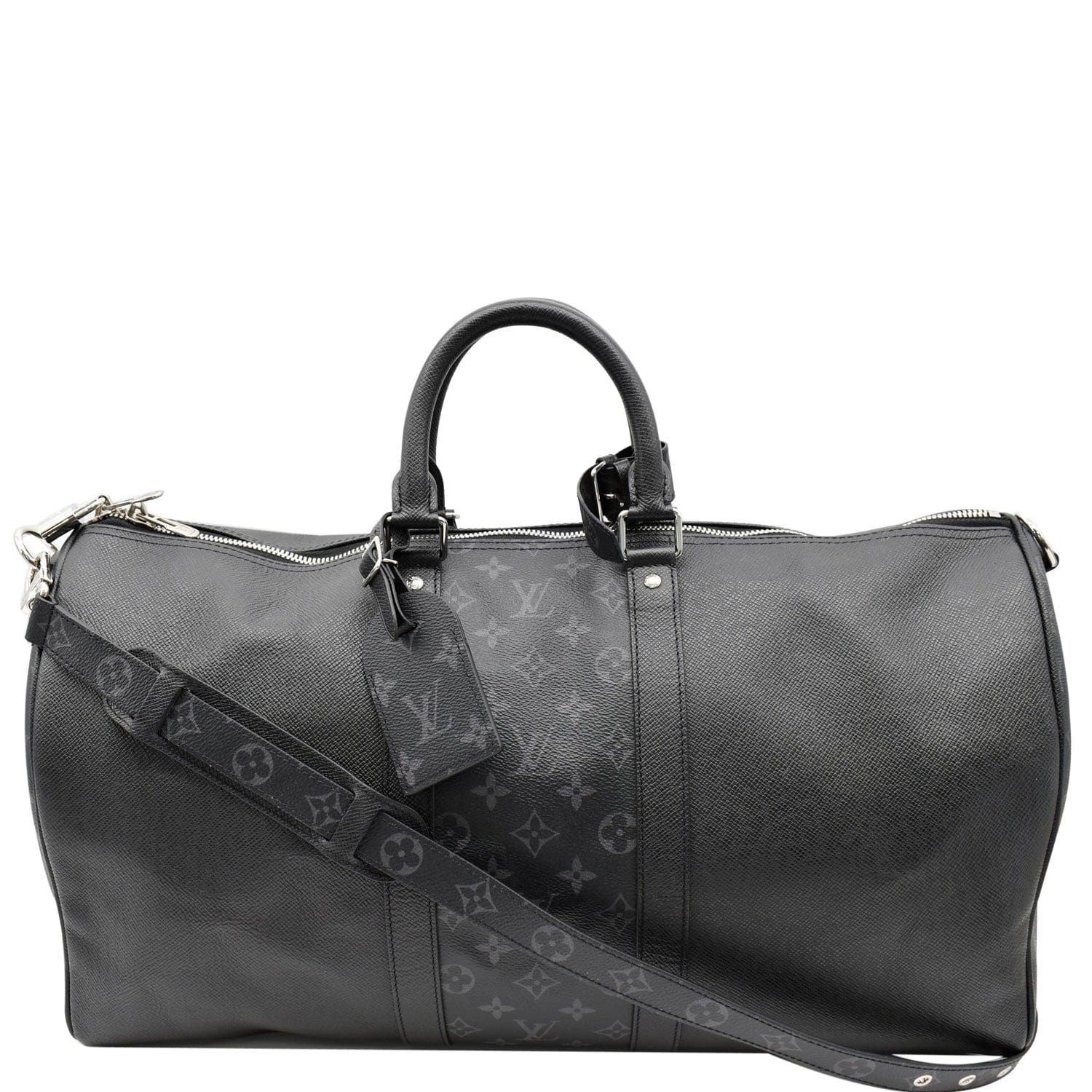 Keepall leather travel bag Louis Vuitton Black in Leather - 33849853