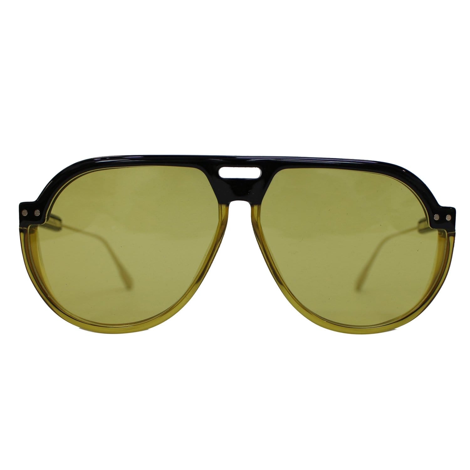 Oversized sunglasses Dior Yellow in Plastic  31664778