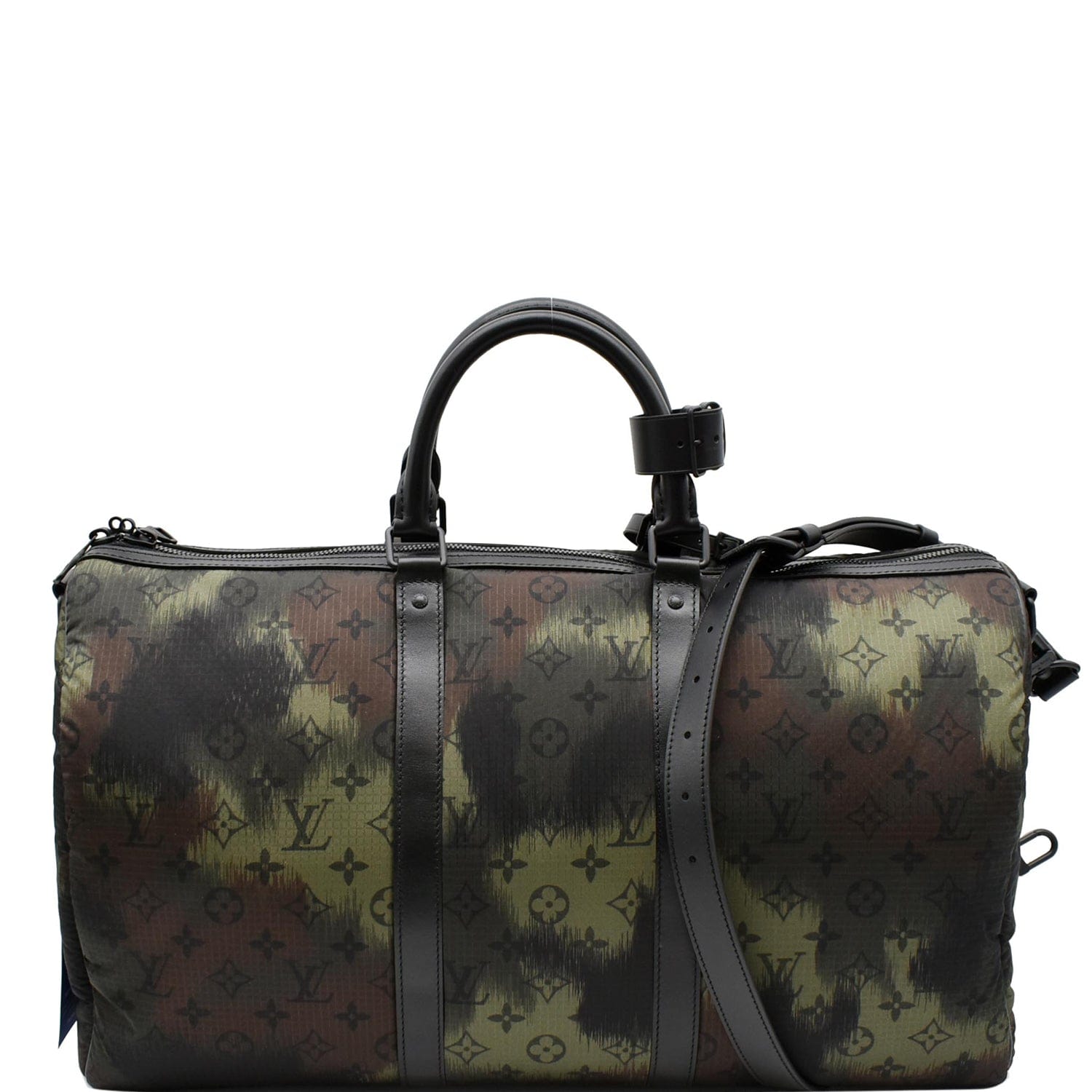 Keepall leather travel bag Louis Vuitton Multicolour in Leather