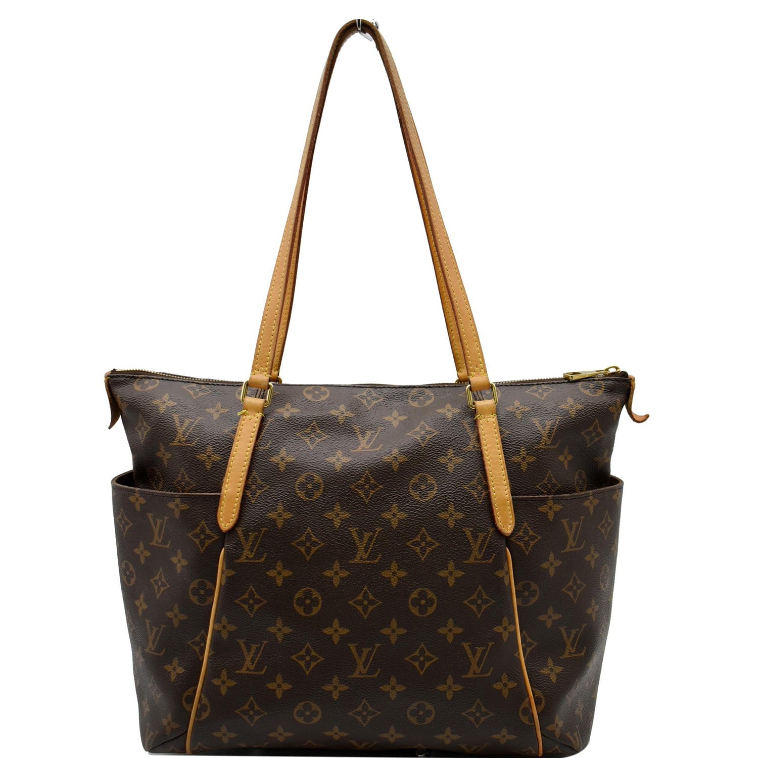 LOUIS VUITTON All-In MM Monogram Canvas Shoulder Bag Brown