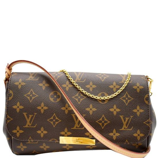 Louis Vuitton Monogram Canvas Favorite MM Shoulder Bag (SHF-52TDrJ