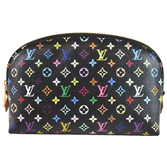 Louis Vuitton multicolour monogram makeup bag with side …