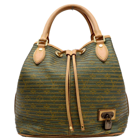 LOUIS VUITTON Neo 2Way Handbag Green Monogram Eden M40356