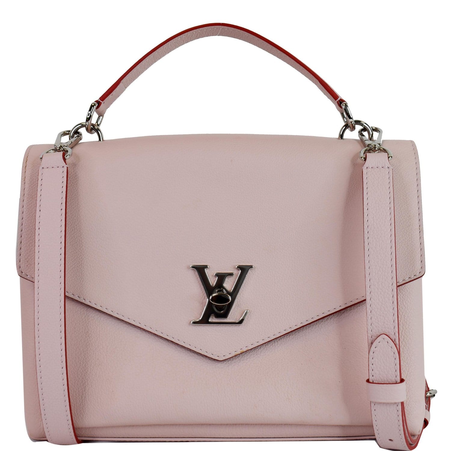 Blanche leather crossbody bag Louis Vuitton Pink in Leather - 32929213