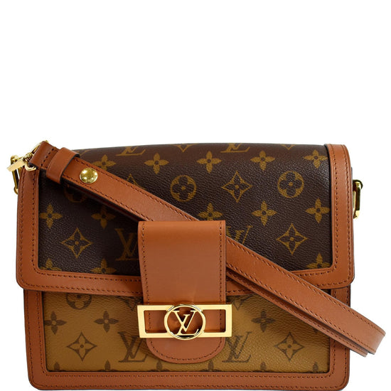 Louis Vuitton Dauphine Monogram Reverse MM Brown in Coated Canvas with  Gold-tone - US