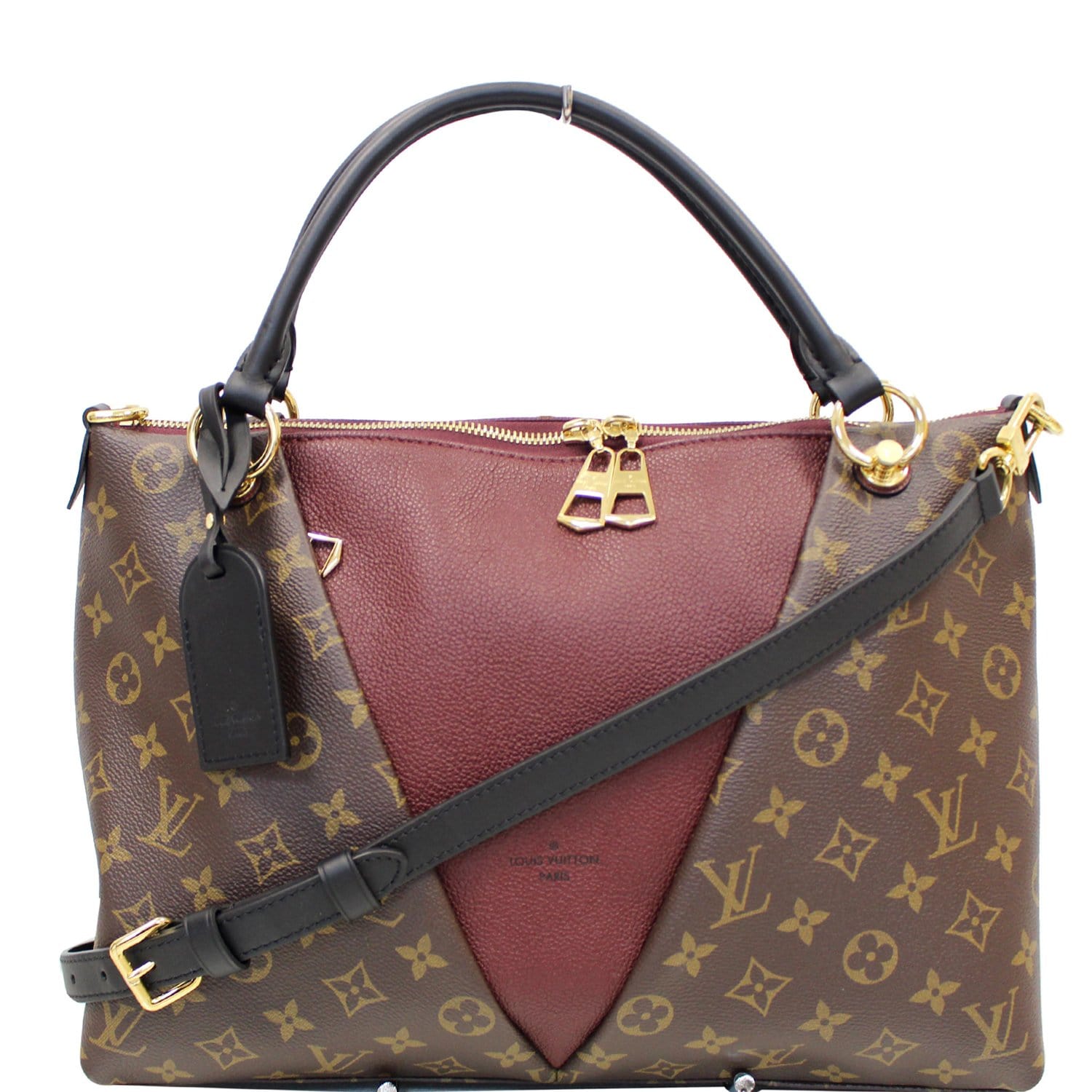 Otra Vez Couture Consignment - LOUIS VUITTON Olympe shoulder bag in the  monogram coated canvas with a burgundy leather trim and lining. This is a  perfect everyday bag!