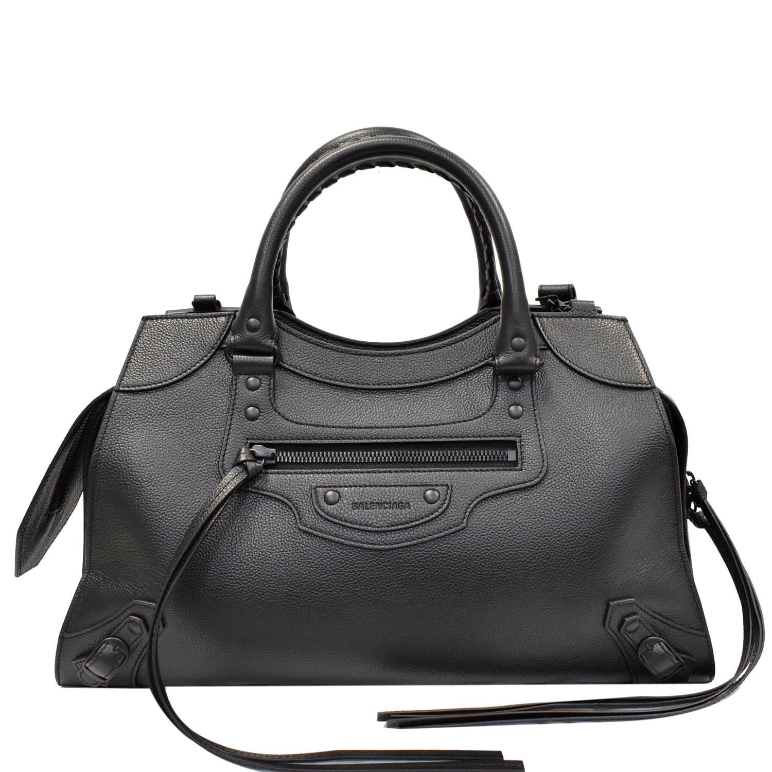 Balenciaga Neo Classic City Large Leather Bag in Black for Men