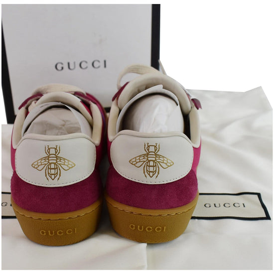 GUCCI #40287 Pink GG Canvas Sneakers (US 7.5 EU 37.5) – ALL YOUR BLISS