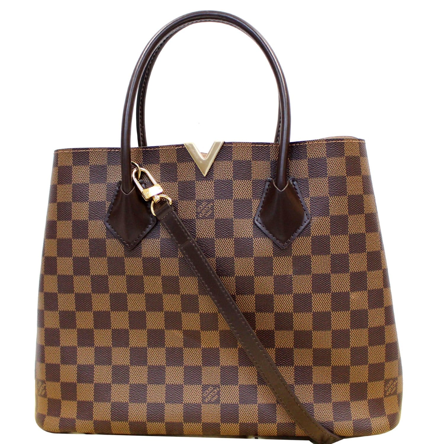 Louis Vuitton Kensington V Tote in Damier Ebene - SOLD