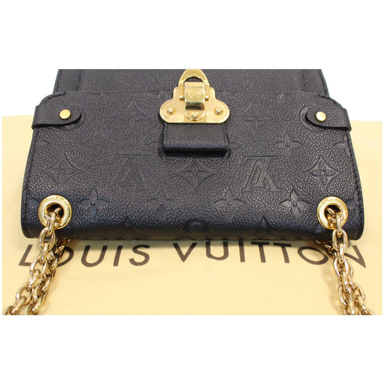 Louis Vuitton Black Monogram Empreinte Leather Vavin BB Bag - Yoogi's Closet