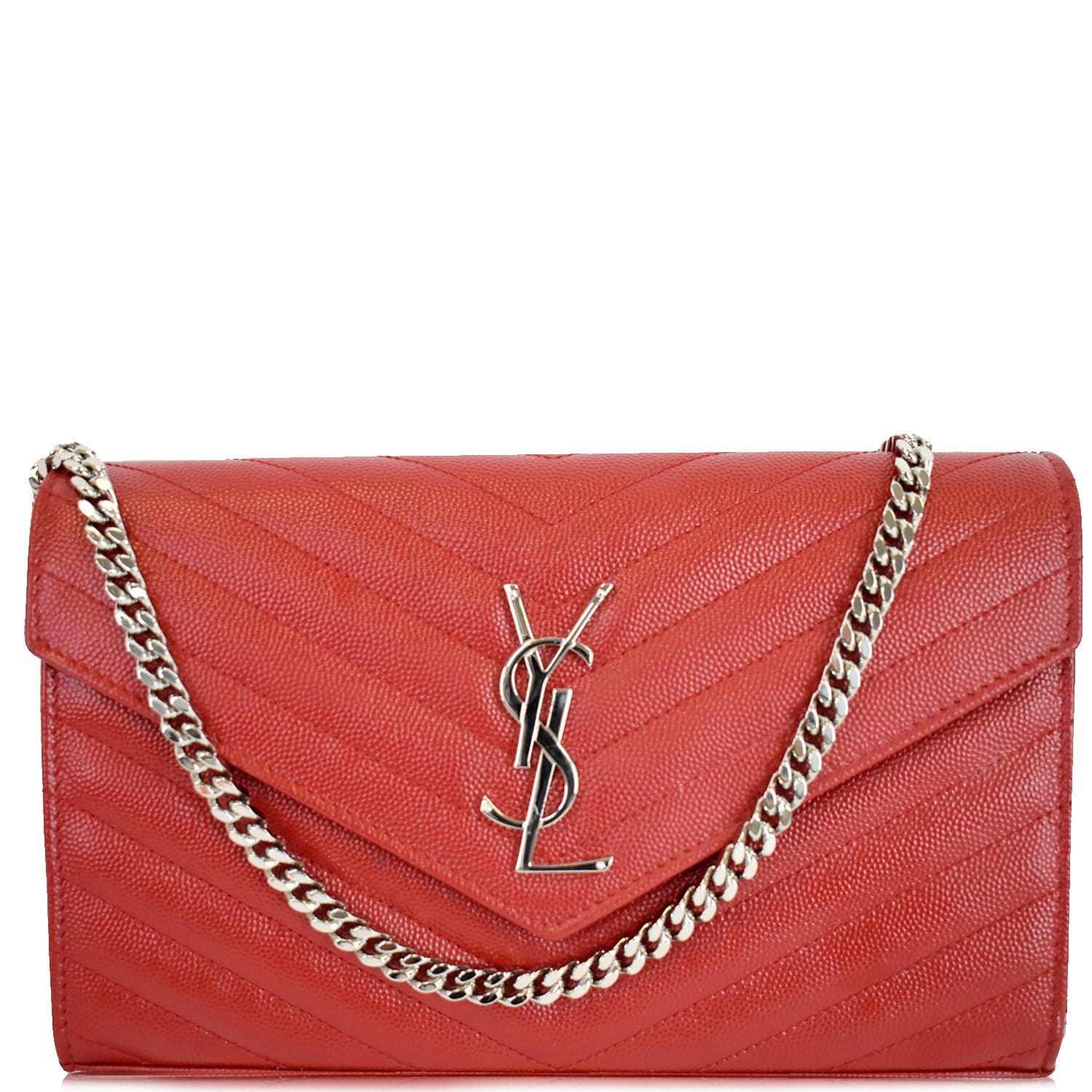 YSL Yves Saint Laurent Red Wallets for Women