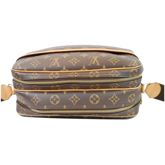 Brown Louis Vuitton Monogram Reporter PM Crossbody Bag – Designer Revival