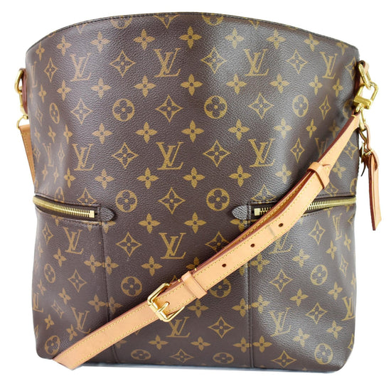 Louis Vuitton Melie Brown Monogram Canvas Shoulder Bag Hobo Satchel