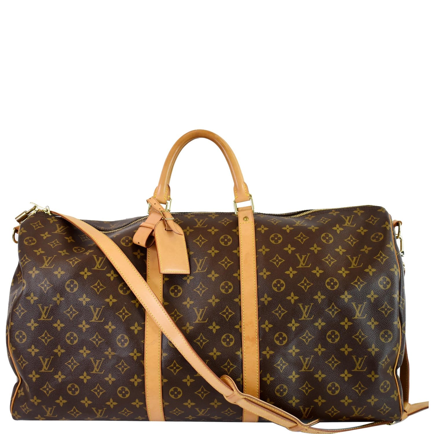 Louis Vuitton Vintage - Monogram Keepall Bandouliere 60 Bag - Brown -  Monogram Leather Handbag - Luxury High Quality - Avvenice