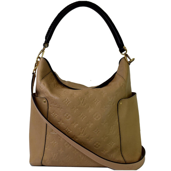 Louis Vuitton Bagatelle Hobo Monogram Empreinte Leather Neutral