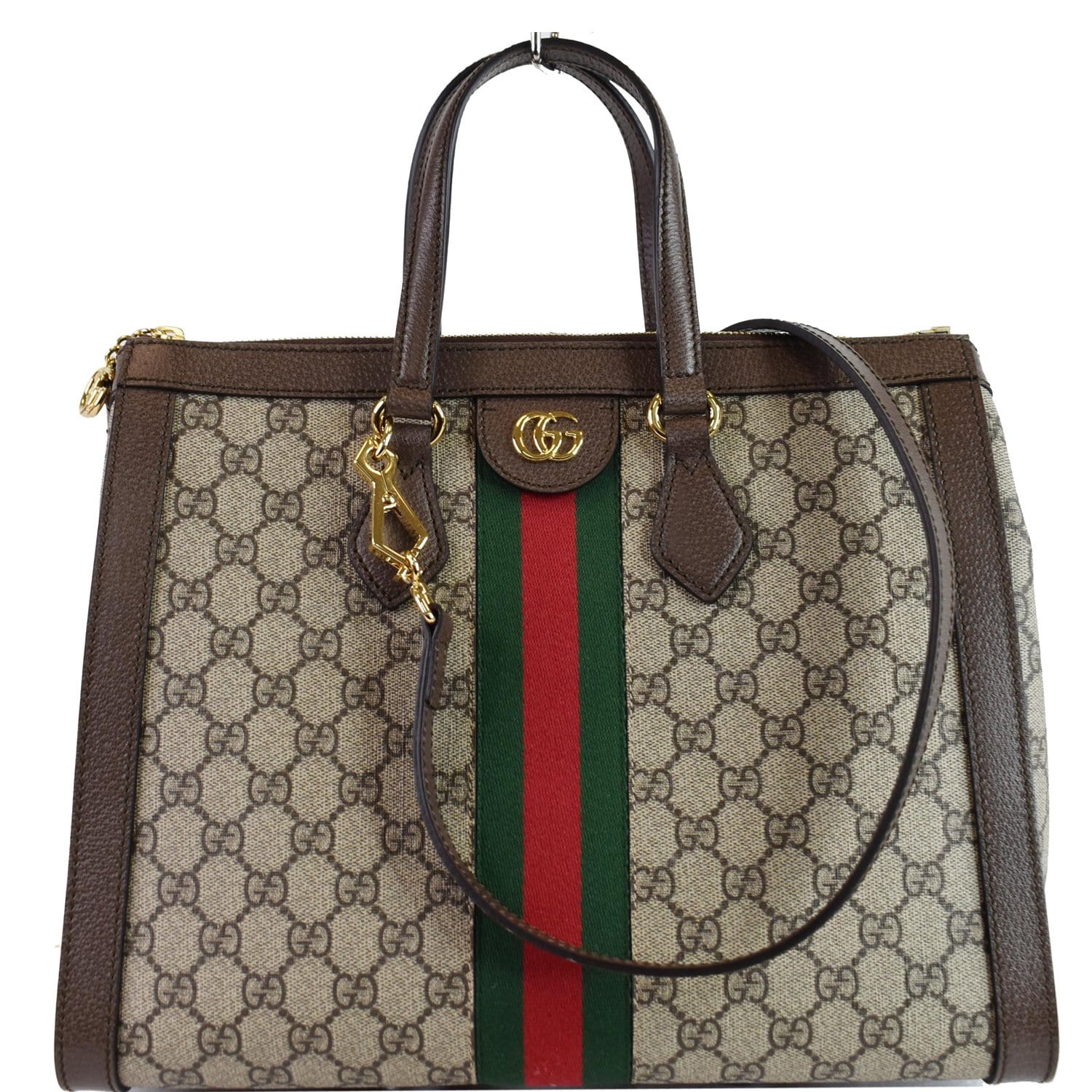 Gucci Ophidia GG Small Tote Bag in Beige