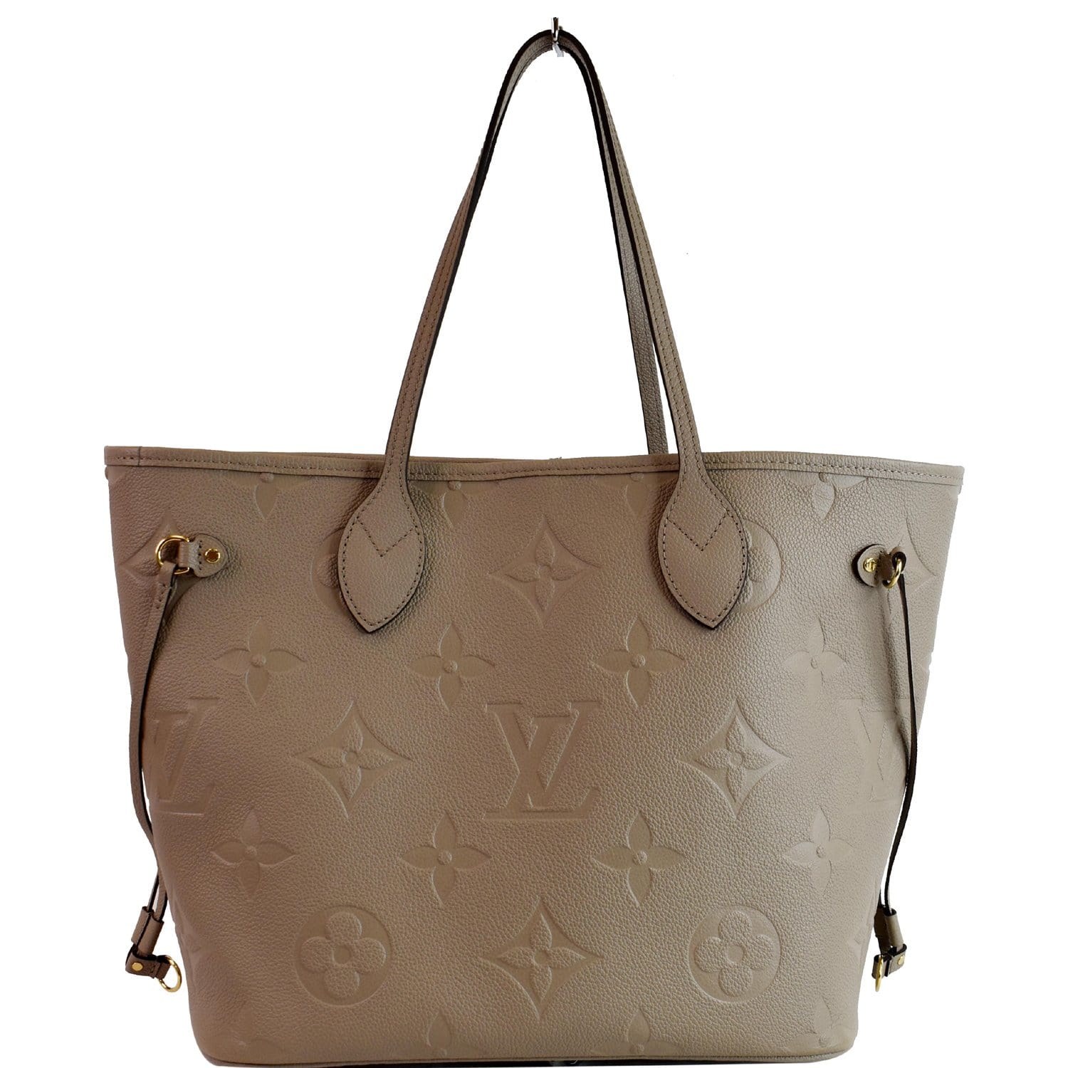 LOUIS VUITTON NEVERFULL MM with POUCH Beige SD0117